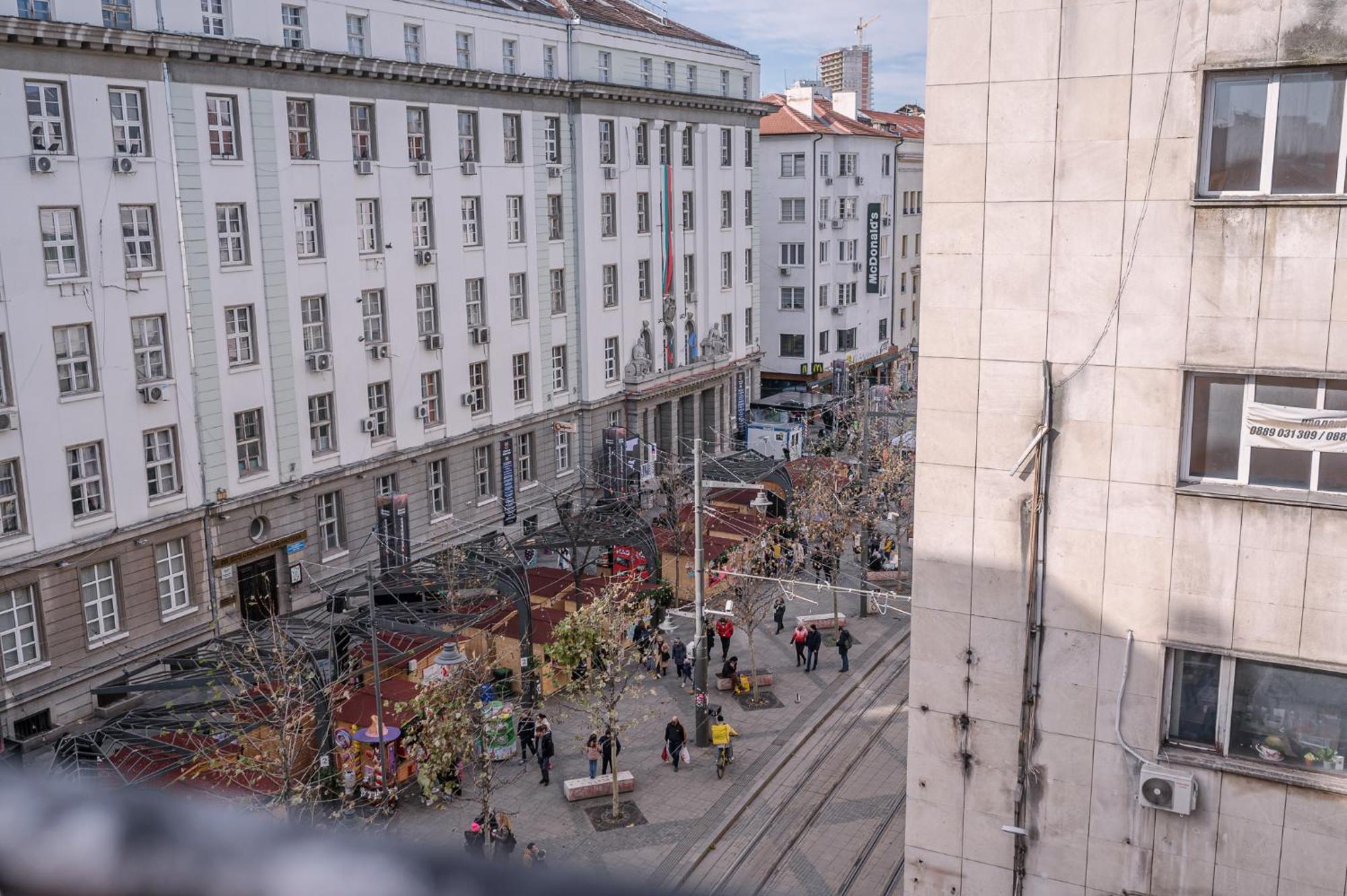 Slaveykov Sqr Urbanlux Topcentre 2Bdr Free Parking Sofia Exteriör bild